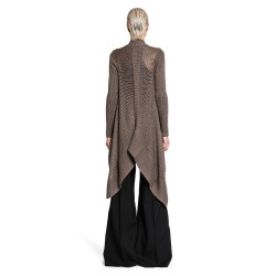 porterville wrap cardigan in wool silk knit