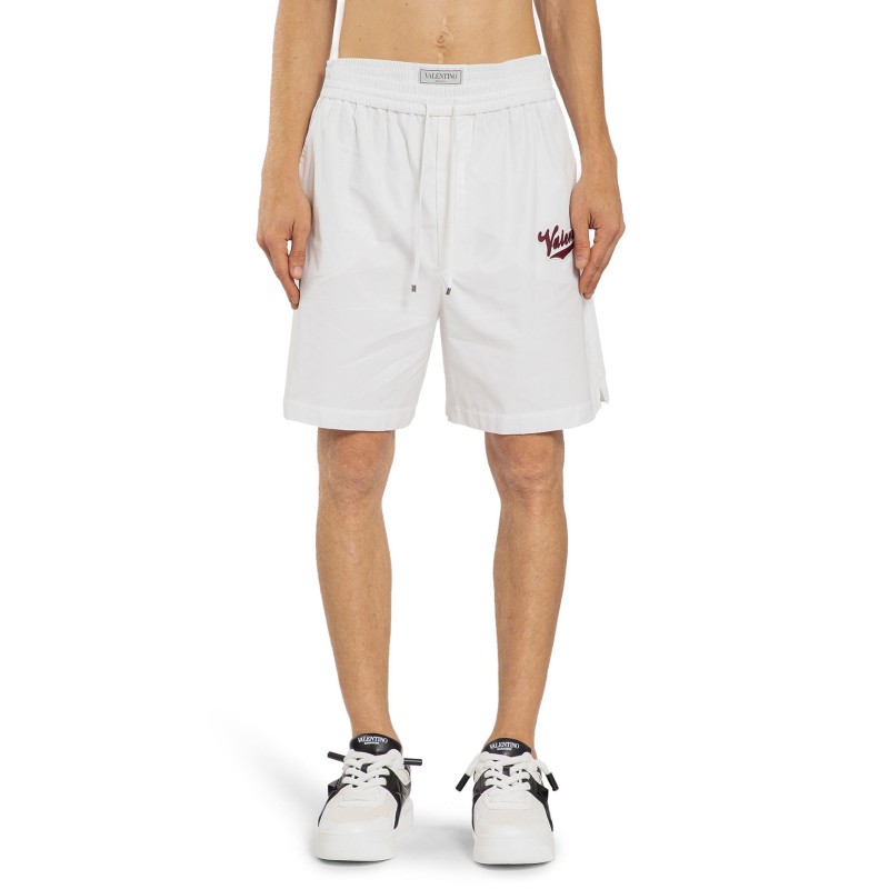 cotton poplin drawstring shorts