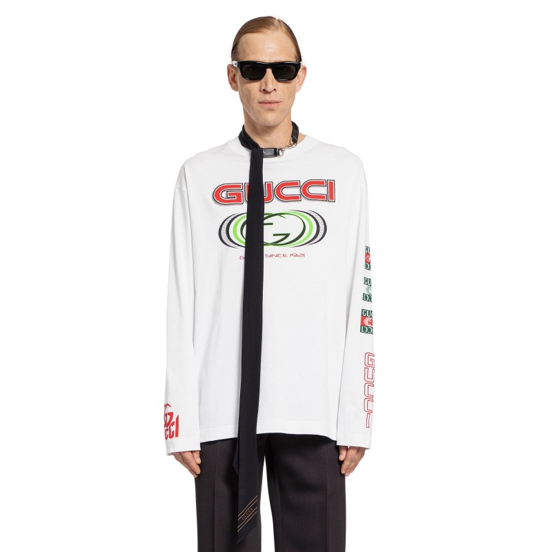 gucci symbols print long sleeve t-shirt