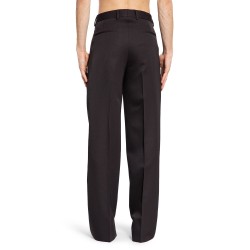 tailored wool bootcut trousers