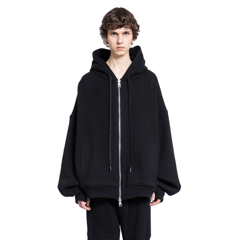 wool oversized hoodie