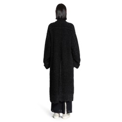 fluffy alpaca mohair knit coat