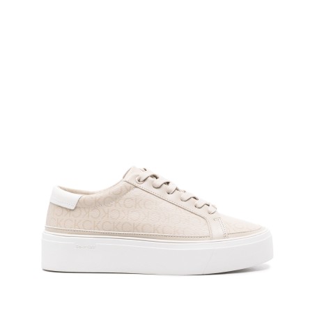 Flatform cup lace up leisure