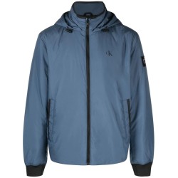 Hooded harrington jacket