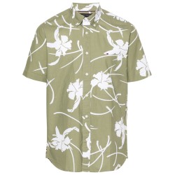 Large tropical prt shirt s/s