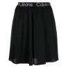 Logo elastic mini skirt