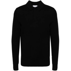 Merino polo sweater