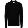 Merino polo sweater