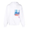 Motion floral graphic hoodie