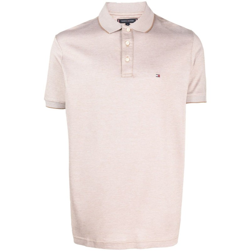 Oxford logo collar polo