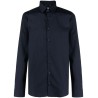 Poplin stretch slim shirt