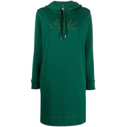 Regular trim hood short dress