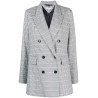 Small check relaxed db blazer