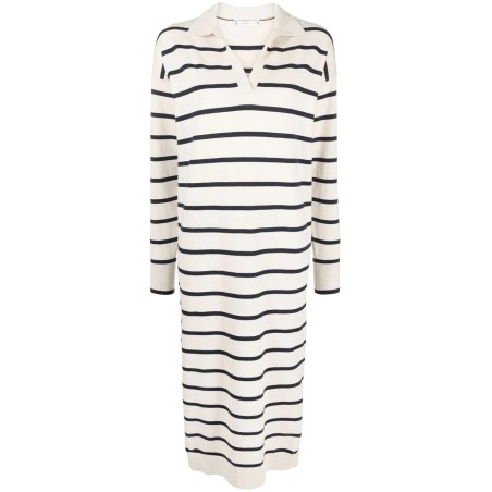 Soft regular polo knit dress