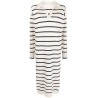 Soft regular polo knit dress