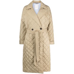 Sorona quilted trench