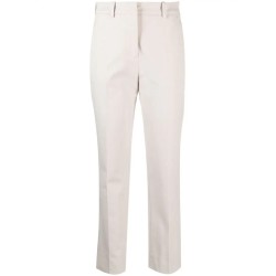 Stretch gabardine slim ankle