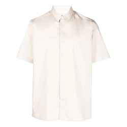 Stretch poplin regular shirt