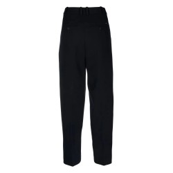 Tapered pleated pant