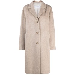 Textured wool coat