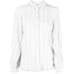 Viscose stripe raglan shirt