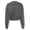 Wash short crew neck sweater