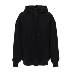 oversized zip-up hoodie