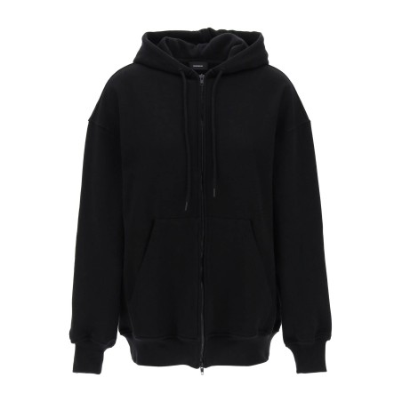 oversized zip-up hoodie