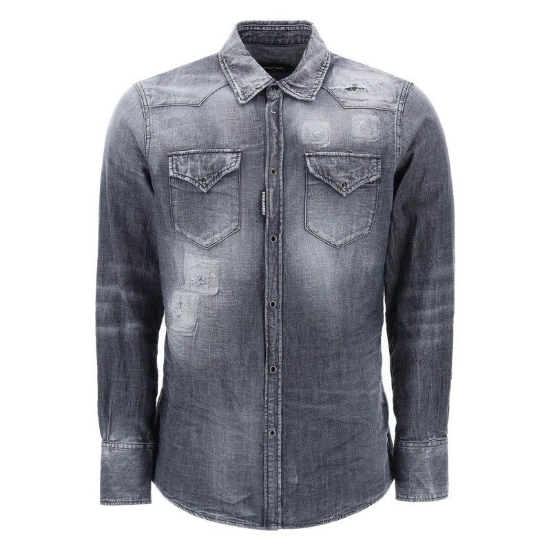 denim western shirt