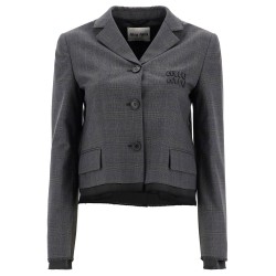 prince of wales cropped jacket