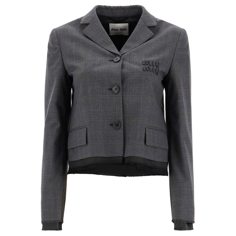 prince of wales cropped jacket