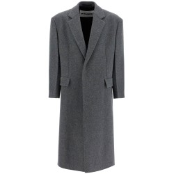 long felted wool coat