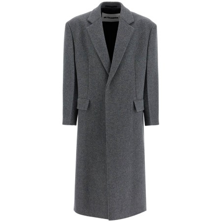 long felted wool coat