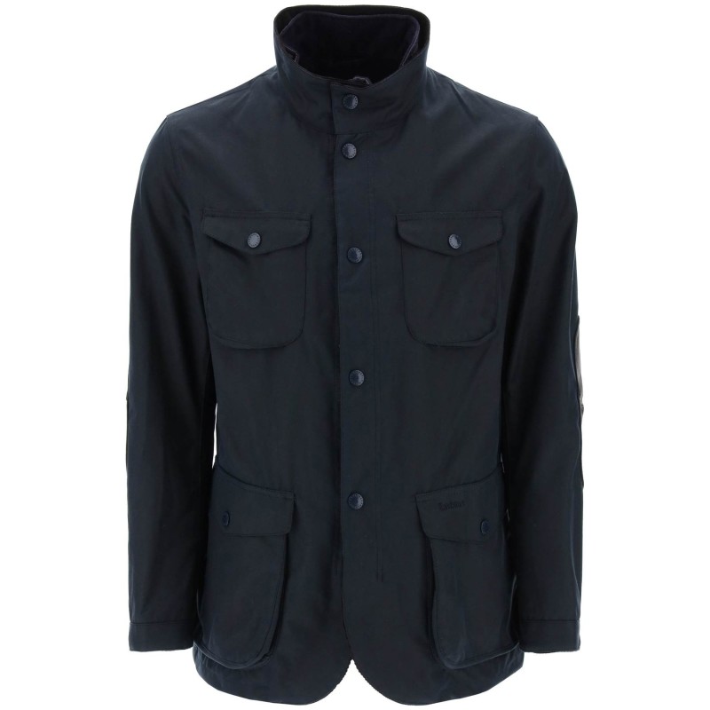 'ogston' waxed jacket