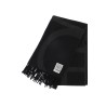 wool jacquard monogram scarf