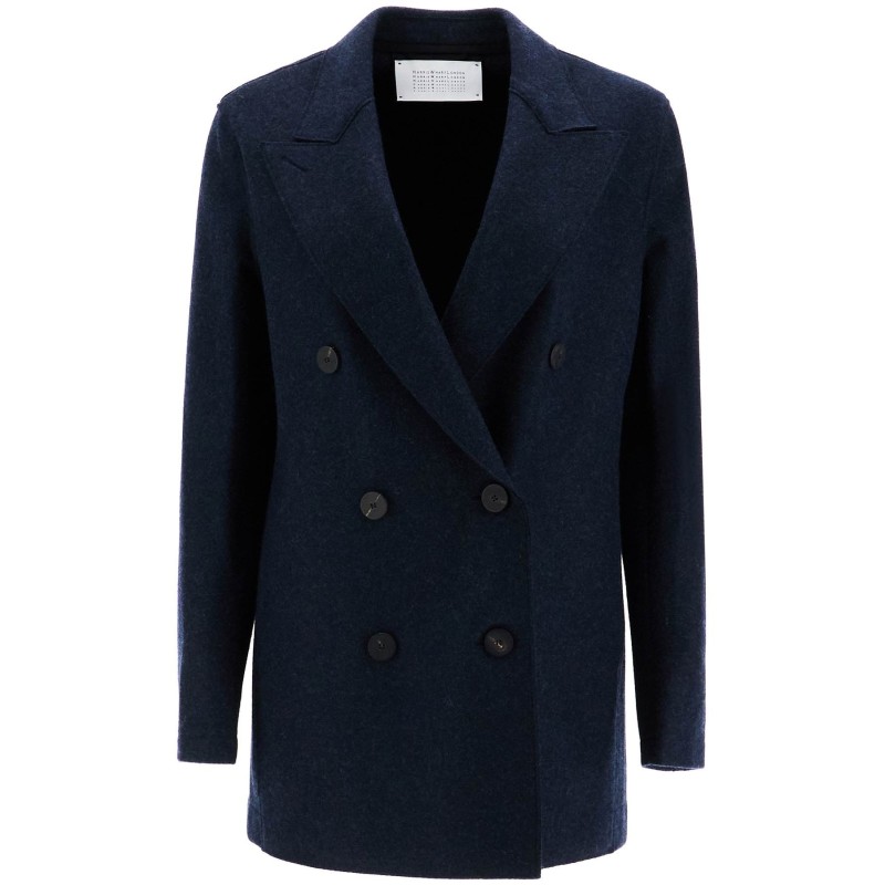 double-breasted cashmere coat