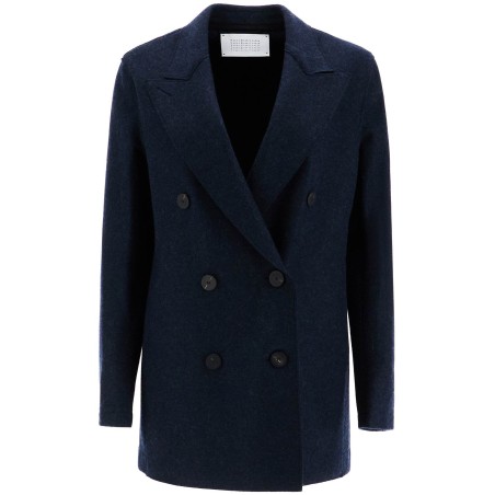 double-breasted cashmere coat