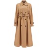 wool blend trench coat in