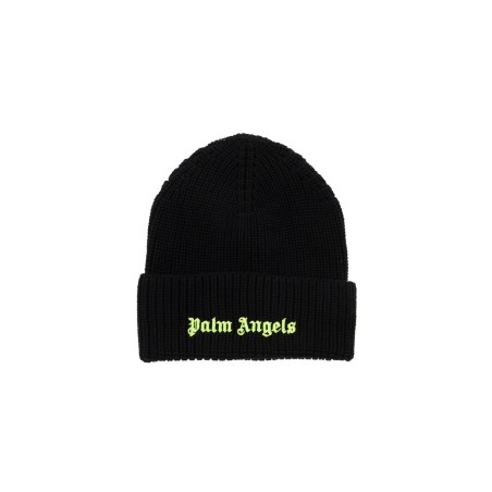 fluorescent logo beanie