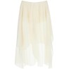 silk layered shorts for women