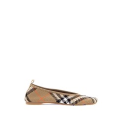 baby checkered ballet flats