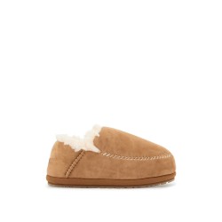 'leather suede slip-on shoes