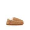 'leather suede slip-on shoes