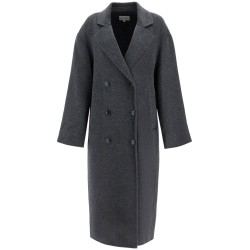 long wool and cashmere coat 'borne