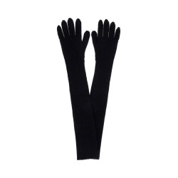 long virgin wool gloves