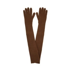 long virgin wool gloves