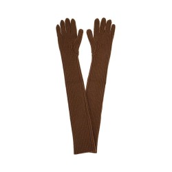 long virgin wool gloves