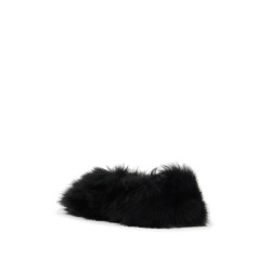 fur-lined slip-on