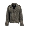 lee's faux leather biker jacket with