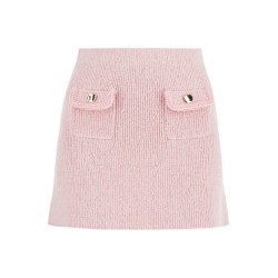 knitted mini skirt